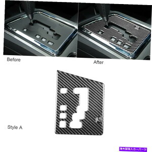 trim panel �_�b�W�`�������W���[�̂��߂̃J�[�{���t�@�C�o�[�R���\�[���M�A�V�t�g�p�l���g�����X�e�b�J�[2008-14 Carbon Fiber Console Gear Shift Panel Trim Sticker For Dodge Challenger 2008-14�y���s�A���i�z