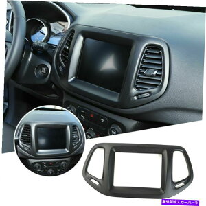 trim panel }bgubN8.4 "_bV{[hGPSirQ[VplJo[W[vRpX17+̃g Matte Black 8.4" Dashboard GPS Navigation Panel Cover Trim For Jeep Compass 17+