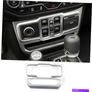 trim panel �W�[�v�����O���[JL 2018+�C���e���A�Z���g�����R���g���[���p�l���J�o�[�g�����̃}�b�g Matte For Jeep Wrangler JL 2018+ Interior Central Control Panel Cover Trim�y���s�A���i�z
