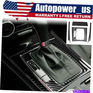 trim panel ZfXxcCNXW204 2007-2013pJ[{t@Co[MAVtgplgLbg Carbon Fiber Gear Shift Panel Trim kit For Mercedes-Benz C Class W204 2007-2013