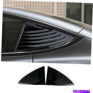 trim panel �T�C�h�E�B���h�E���[�o�[�V��??�b�^�[�J�o�[�e�X�����f��3 2017-2022����̂��鍕 Side Window Louver Shutter Cover Trim For Tesla Model 3 2017-2022 Glossy Black�y���s�A���i�z