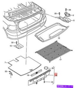 trim panel ���A�N���X�p�l���\�E���u���b�N8p7863471b4pk�̂��߂̖{����VW�S���t�J�u���I���b�g�g���� Genuine VW Golf Cabriolet Trim For Rear Cross Panel Soul Black 8P7863471B4PK�y���s�A���i�z