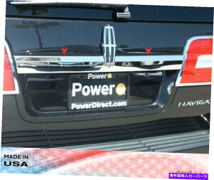 trim panel ロゴ上のステンレススチールトランクトリム1PCリンカーンナビゲーター07-17に適合する Stainless Steel Trunk Trim Over Logo 1PC Fits Lincoln Navigator 07-17