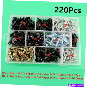 trim panel 220x�J�[�t�F���_�[�{���g�X���b�h�g�����p�l�����e�[�i�[�N���b�v�Z���t�^�b�s���O�l�W�L�b�g 220X Car Fender Bolts Thread Trim Panel Retainers Clips Self Tapping Screws Kit�y���s�A���i�z