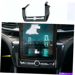 trim panel Ford Explorer 2020 ABS�J�[�{���t�@�C�o�[�Z���g�����R���\�[��AC�X�C�b�`�p�l���g�����ɓK�����܂� Fit For Ford Explorer 2020 ABS Carbon Fiber Central Console AC Switch Panel Trim�y���s�A���i�z