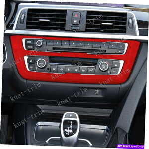 trim panel BMW 3 4�V���[�YGT 2013-2019���b�h�X�G�[�h�R���\�[��CD�X�C�b�`�R���g���[���p�l���g�����p For BMW 3 4 Series GT 2013-2019 Red Suede Console CD Switch Control Panel Trim�y���s�A���i�z