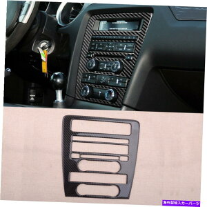 trim panel �J�[�{���t�@�C�o�[�G�A�R��CD�p�l���J�o�[�g�����t�H�[�h�}�X�^���O09-13 NEW Carbon Fiber Air Conditioning CD Panel Cover Trim Fit For Ford Mustang 09-13 New�y���s�A���i�z