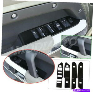 trim panel 2020Ñh[o[fBtF_[̂鍕KXXCb`plJo[g4PCSɓK܂ Fit FOR 2020 Land Rover Defender Glossy black Glass switch panel Cover Trim 4PCS