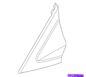 trim panel �{���̃q�����_�C2013-2019�T���^�t�F�T���^�t�FXL�f���^�g�������[���f�B���O86180-2W000 Genuine Hyundai 2013-2019 Santa Fe Santa Fe XL Delta Trim Molding 86180-2W000�y���s�A���i�z