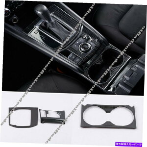 trim panel 3p}c_CX-5 2017-21ubNCeAZgR\[MAVtgplg 3p For Mazda CX-5 2017-21 Black Interior central console Gear shift panel trim