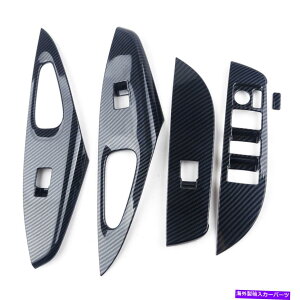 trim panel g^J[2019J[{t@Co[OCEBhEtgplXCb`gA1ɓKĂ܂ Fit For Toyota Corolla 2019 Carbon Fiber Grain Window Lift Panel Switch Trims A1