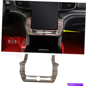 trim panel Ford Explorer 2020-2021�p�̖ؐ������J�[�Z���g�����R���\�[��AC�X�C�b�`�p�l���g���� Wood grain Car Central Console AC Switch Panel Trim For Ford Explorer 2020-2021�y���s�A���i�z