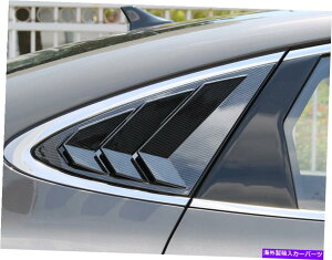 trim panel �q�����_�C�\�i�^2020-2022�J�[�{���t�@�C�o�[�X�^�C���T�C�h�E�B���h�E���[�o�[�V��??�b�^�[�g���� For Hyundai Sonata 2020-2022 Carbon Fiber Style Side Window Louver Shutter Trim�y���s�A���i�z