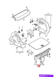 trim panel リアクロスパネルソウルブラック8x0863459d6psの本物のアウディA1 8xf 8xkトリム Genuine AUDI A1 8XF 8XK Trim For Rear Cross Panel Soul Black 8X0863459D6PS
