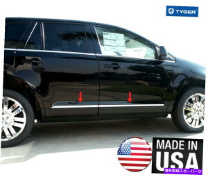 trim panel 07-15J[MKX / 07-14tH[hGbW{fBTChANZgg[fBO6PC̃^CK[ TYGER For 07-15 Lincoln MKX / 07-14 Ford Edge Body Side Accent Trim Moulding 6PC