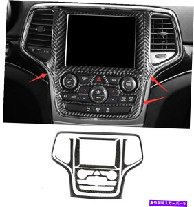trim panel Jeep Grand Cherokee 2014-2018�̃J�[�{���t�@�C�o�[GPS�i�r�Q�[�V�����p�l���J�o�[�g���� Carbon Fiber GPS Navigation Panel Cover Trim For Jeep Grand Cherokee 2014-2018