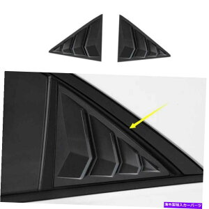 trim panel LfbNCT4̏ꍇATSyCgubNTChxgEBhEXN[v[o[Jo[g2PCS For Cadillac CT4 ATS Paint Black Side Vent Window Scoop Louver Cover Trim 2PCS