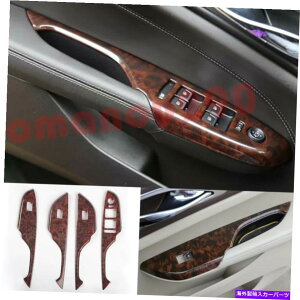trim panel Cadillac SRX 2010-2016 ABS�E�b�h�O���C���E�B���h�E���t�g���b�N�X�C�b�`�p�l���g����4PC For Cadillac SRX 2010-2016 ABS Wood grain Window Lift Lock Switch Panel Trim 4PC�y���s�A���i�z