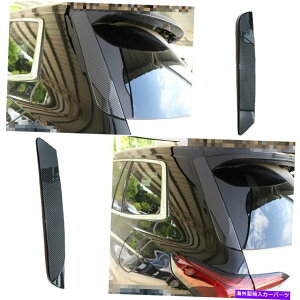 trim panel LfbNXT6 2019-2022 ABSJ[{t@Co[AxgEBhEXgbvplg2x For Cadillac XT6 2019-2022 ABS Carbon Fiber Rear Vent Window Strip Panel Trim 2X