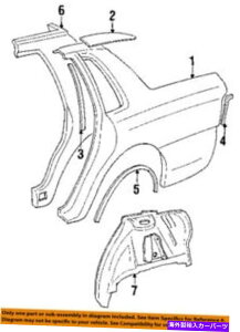 trim panel Lincoln Ford OEM 1994 Continental Fender-Wheel Flare Molding Left F4OY5429165AA Lincoln FORD OEM 1994 Continental Fender-Wheel Flare Molding Left F4OY5429165AA