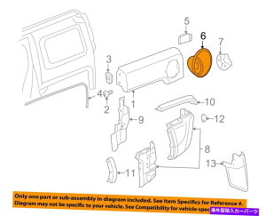trim panel Hummer GM OEM 07-10 H3 Exterior-Fuel Pocket 15794626 Hummer GM OEM 07-10 H3 Exterior-Fuel Pocket 15794626