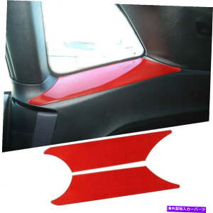 trim panel �_�b�W�`�������W���[2015+�̂��߂�2�{�̓������A�E�B���h�E�p�l���̃X�e�b�J�[�g�����f�J�[�� 2X Inner Rear Window Panel Decor Sticker Trim Decals for Dodge Challenger 2015+�y���s�A���i�z