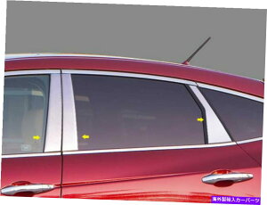 trim panel QAA PP10284XeX|̒|Xgg2010-2015 CROSSTUR QAA PP10284 Stainless Steel Pillar Post Trim 6 Pc Set For 2010-2015 Crosstour