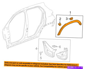 trim panel V{[GM OEM 15-18gbNXtF_[zC[tA[fBOE㕔95298242 Chevrolet GM OEM 15-18 Trax Fender-Wheel Flare Molding Right Rear 95298242