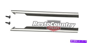 trim panel z[fRh[ANH[^[plxgN[fBOyAVLZ_g Holden Commodore Rear Quarter Panel Belt Chrome Moulding PAIR VL Sedan trim