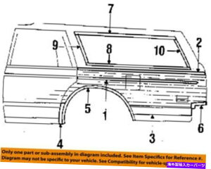 trim panel Buick GM OEM 84-89 Electra Exterior Molding Trim Left 20171711 Buick GM OEM 84-89 Electra Exterior-Molding Trim Left 20171711�y���s�A���i�z