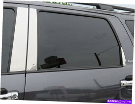 trim panel ステンレスクロム柱の投稿6PCSトヨタセコイアのQAAウィンドウトリム2008-2021 Stainless Chrome Pillar Posts 6PCS QAA Window Trim FOR Toyota Sequoia 2008-2021