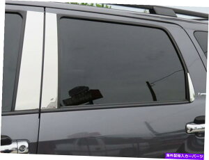 trim panel �X�e�����X�N�������̓��e6PCS�g���^�Z�R�C�A��QAA�E�B���h�E�g����2008-2021 Stainless Chrome Pillar Posts 6PCS QAA Window Trim FOR Toyota Sequoia 2008-2021