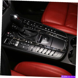 trim panel AJ[{t@Co[J[MAVtgplJo[2014-2020|VF}J̃g Real Carbon Fiber Car Gear Shift Panel Cover Trim For 2014-2020 Porsche Macan