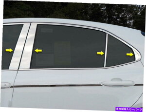 trim panel XeXN̓e8PCS QAAJo[2018-2021 Stainless Chrome Pillar Posts 8PCS QAA Pillar Covers FOR Toyota Camry 2018-2021