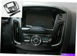 trim panel �J�[�{���t�@�C�o�[�X�^�C���J�[�Z���^�[�R���\�[��GPS�p�l���J�o�[�t�H�[�h�t�H�[�J�X15-18�p�̃g���� Carbon Fiber Style Car Center Console GPS Panel Cover Trim For Ford Focus 15-18�y���s�A���i�z