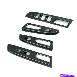 trim panel �J�[�{���t�@�C�o�[�X�^�C���̃E�B���h�E���t�g�p�l���X�C�b�`�g�����X�o��WRX STI�ɍ��킹�ăt�B�b�g Carbon Fiber Style Window Lift Adjust Panel Switch Trim Fit For Subaru WRX STI�y���s�A���i�z