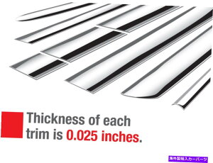 trim panel 2014N77tH[hGbW/J[MKXg̃[fBOg1 "4pc TYGER For 07-2014 Ford Edge/Lincoln MKX Lower Body Side Molding Trim 1" Wide 4PC