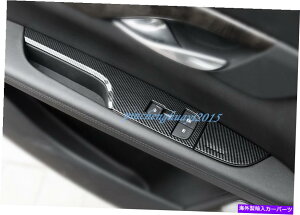 trim panel 6PCSJ[{t@Co[EBhEXCb`plCADILLAC CT6 16-19pg 6PCS Carbon Fiber Inner Window Switch Panel Cover Trim For Cadillac CT6 16-19