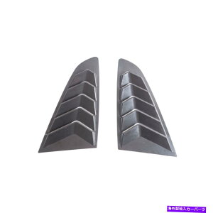 trim panel tH[h}X^O2015-2021}bgubNTChEBhE[o[V??b^[Jo[gI For Ford Mustang 2015-2021 Matte Black Side Window Louver Shutter Cover Trim I