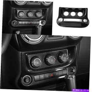 trim panel 2011-2017�W�[�v�����O���[JK�J�[�{���t�@�C�o�[�R���\�[��AC�X�C�b�`�R���g���[���p�l���g���� For 2011-2017 Jeep Wrangler JK Carbon Fiber Console AC Switch Control Panel Trim�y���s�A���i�z
