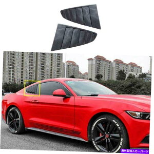 trim panel MP�J�[�{���t�@�C�o�[�T�C�h�E�B���h�E���[�o�[�V��??�b�^�[�J�o�[�t�H�[�h�}�X�^���O2015-2021�̃g���� MP Carbon Fiber Side Window Louver Shutter Cover Trim For Ford Mustang 2015-2021�y���s�A���i�z