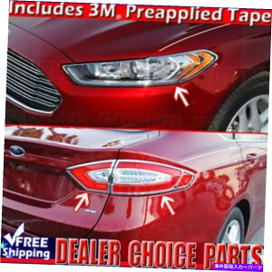 trim panel 2013 2014 2015 2016 Ford Fusion Chrome Headlight + Tail Light Bezels�J�o�[�L�b�g 2013 2014 2015 2016 FORD FUSION Chrome Headlight + Tail Light Bezels COVERS Kit