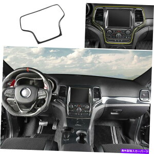 trim panel W[vOh`FL[14-20 GPSirQ[Vplt[Jo[gJ[{t@Co[ For Jeep Grand Cherokee 14-20 GPS Navigation Panel Frame Cover Trim Carbon Fiber