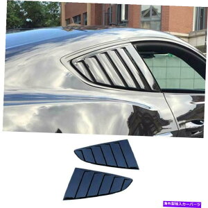 trim panel tH[h}X^O2015-2021 MPOXubNTChEBhE[o[V??b^[Jo[g For Ford Mustang 2015-2021 MP Gloss Black Side Window Louver Shutter Cover Trim