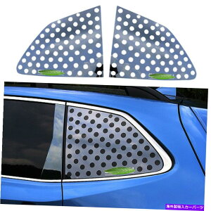 trim panel ubNX`[TChEBhE[o[V??b^[Jo[XotHX^[2019-2022̃g Black Steel Side Window Louver Shutter Cover Trim For Subaru Forester 2019-2022