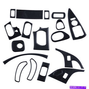 trim panel Corvette C6 05-07 18PCS/LbgɓKJ[{t@Co[Z^[R\[plgJo[ Carbon Fiber Center Console Panel Trim Cover Fit for Corvette C6 05-07 18pcs/kit