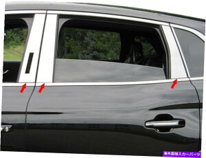 trim panel XeXN̓e6PCS QAAEBhEgJ[MKX 2016-2018 Stainless Chrome Pillar Posts 6PCS QAA Window Trim FOR Lincoln MKX 2016-2018