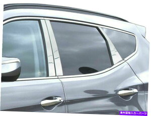 trim panel QAA PP13336XeX|̒|Xgg2013-2018 SANTA FEpPCZbg QAA PP13336 Stainless Steel Pillar Post Trim 6 Pc Set For 2013-2018 Santa Fe