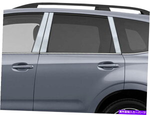 trim panel XeXN̓e6PCS QAAEBhEgXotHX^[2014-2017 Stainless Chrome Pillar Posts 6PCS QAA Window Trim FOR Subaru Forester 2014-2017