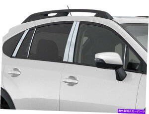 trim panel XeXN̓e10pcs qaahAgXoxv crosstrek 13-16 Stainless Chrome Pillar Posts 10PCS QAA Door Trim FOR Subaru XV Crosstrek 13-16